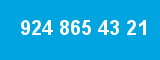 924 865 43 21 924 865 43 21